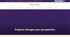 Desktop Screenshot of callutheran.edu